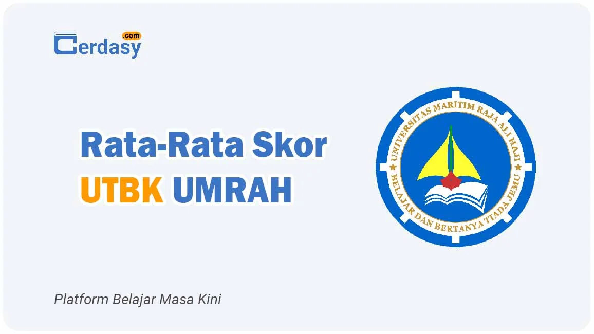 Rata Rata Nilai Skor UTBK UMRAH