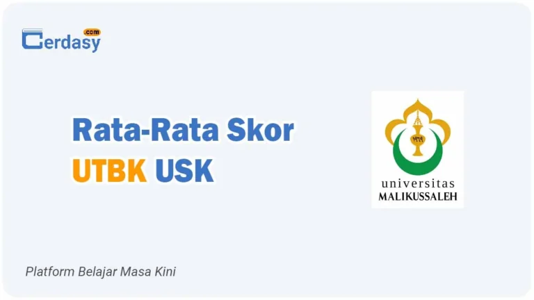 Rata Rata Nilai Skor UTBK Unimal