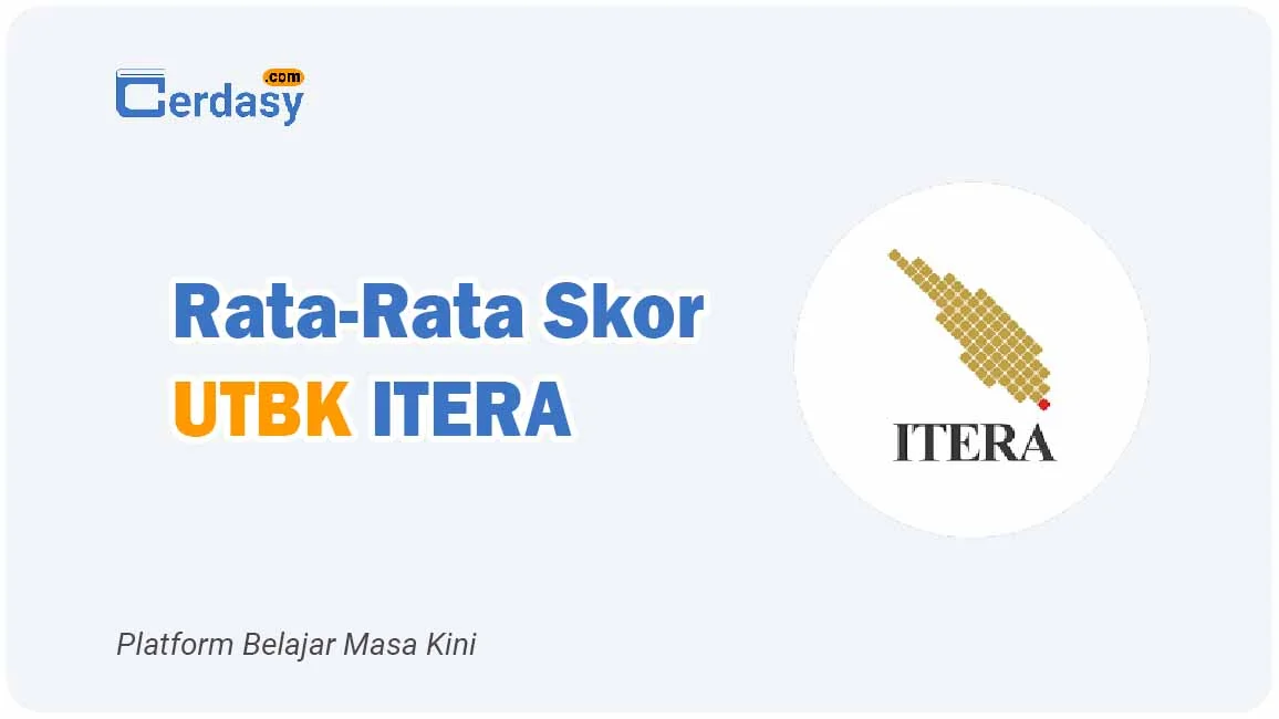 Rata Rata Nilai Skor UTBK ITERA
