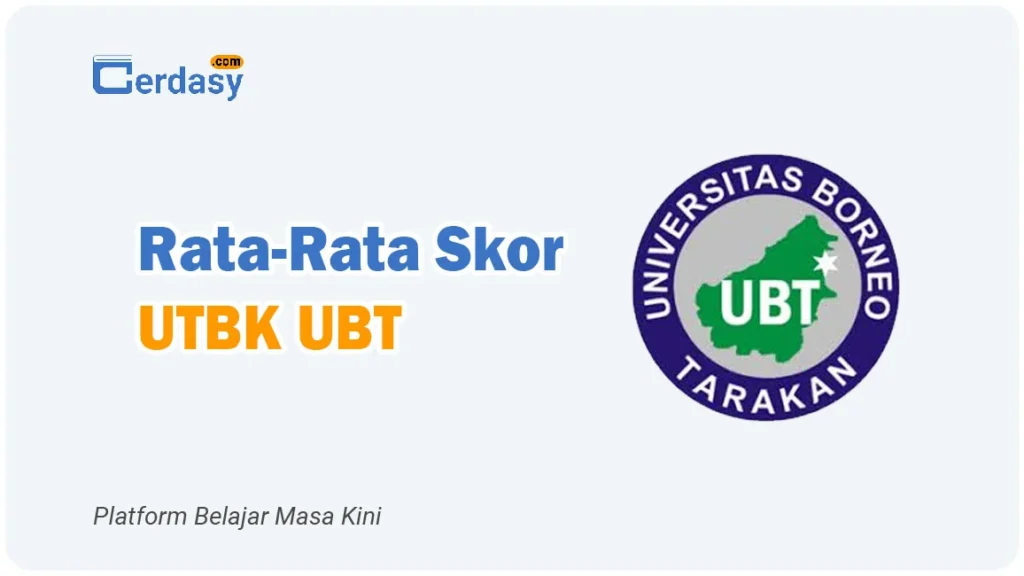 Rata Rata Nilai Skor UTBK UBT