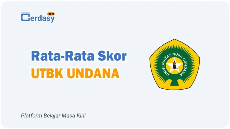 Rata Rata Nilai Skor UTBK UNDANA