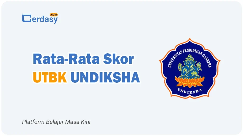 Rata Rata Nilai Skor UTBK UNDIKSHA