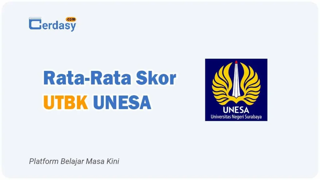 Rata Rata Nilai Skor UTBK UNESA