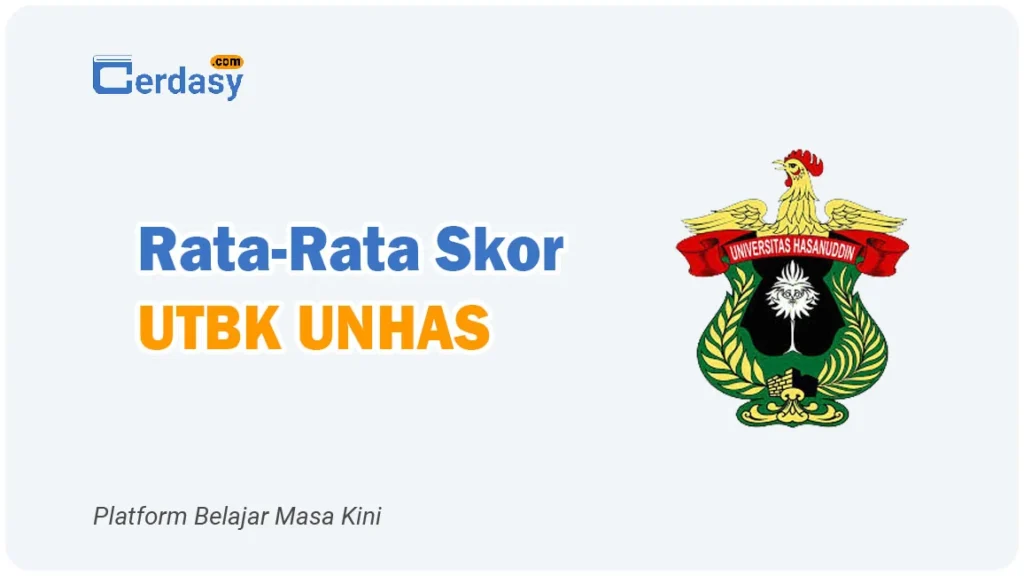 Rata Rata Nilai Skor UTBK UNHAS