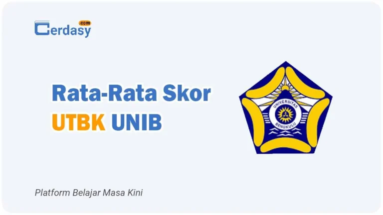Rata Rata Nilai Skor UTBK UNIB