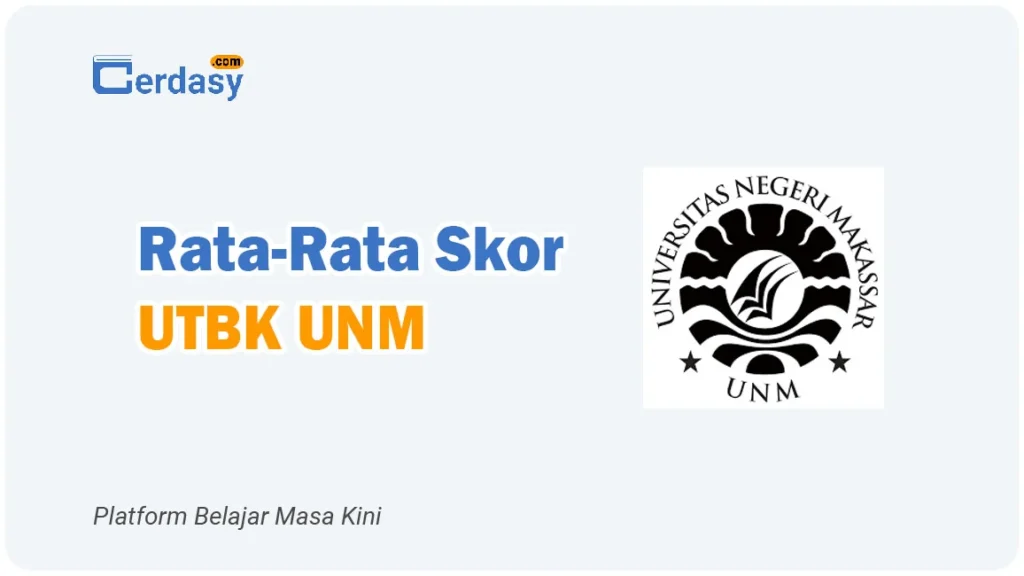 Rata Rata Nilai Skor UTBK UNM
