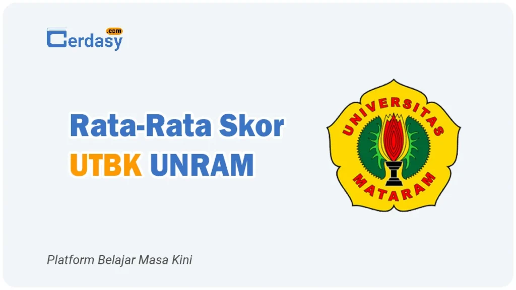 Rata Rata Nilai Skor UTBK UNRAM