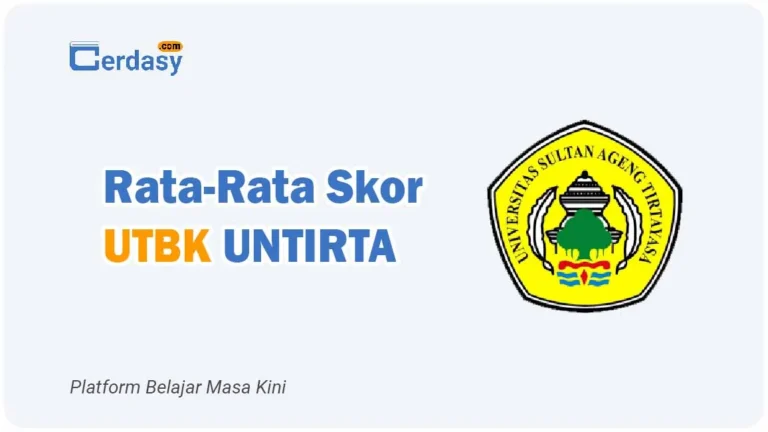 Rata Rata Nilai Skor UTBK UNTIRTA