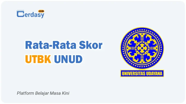 Rata Rata Nilai Skor UTBK UNUD