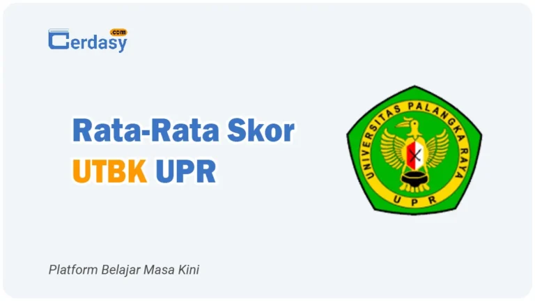 Rata Rata Nilai Skor UTBK UPR