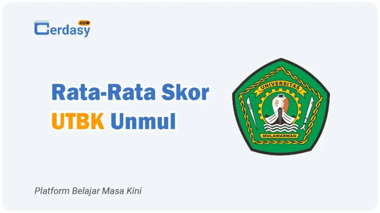 Rata Rata Nilai Skor UTBK Unmul