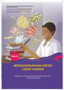 Cover Rangkuman Materi Bahasa Indonesia Kelas 10 Bab 2 Mengungkapkan Kritik Lewat Humor