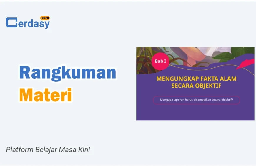 Rangkuman Materi Bahasa Indonesia Kelas 10 Bab 1 Kurikulum Merdeka