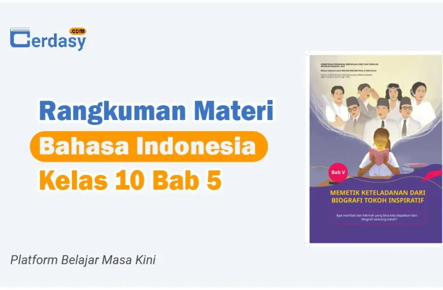 Rangkuman Materi Bahasa Indonesia Kelas 10 Bab 5 - Memetik Keteladanan dari Biografi Tokoh Inspiratif
