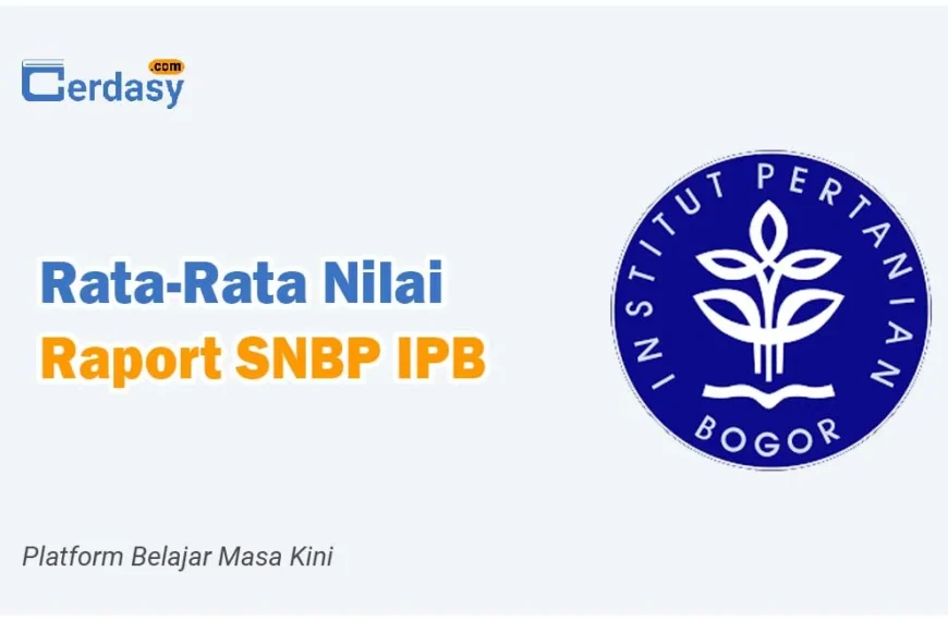Rata Rata Nilai Raport SNBP IPB