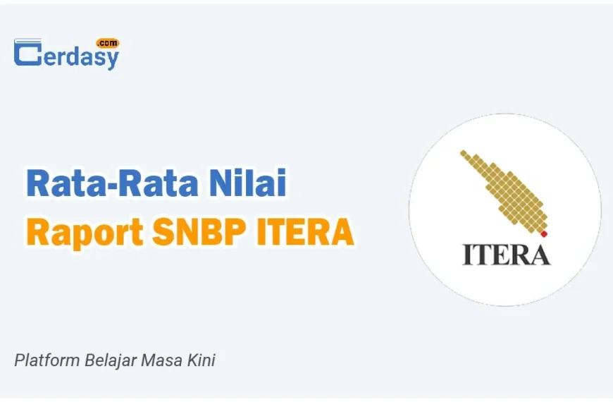 Rata Rata Nilai Raport SNBP ITERA