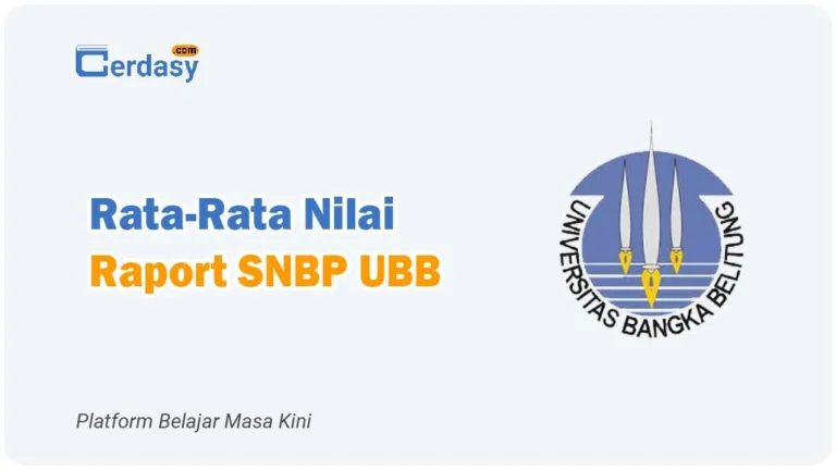 Rata Rata Nilai Raport SNBP UBB