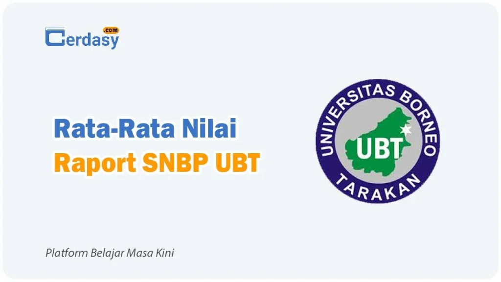 Rata Rata Nilai Raport SNBP UBT