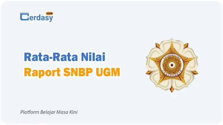 Rata Rata Nilai Raport SNBP UGM