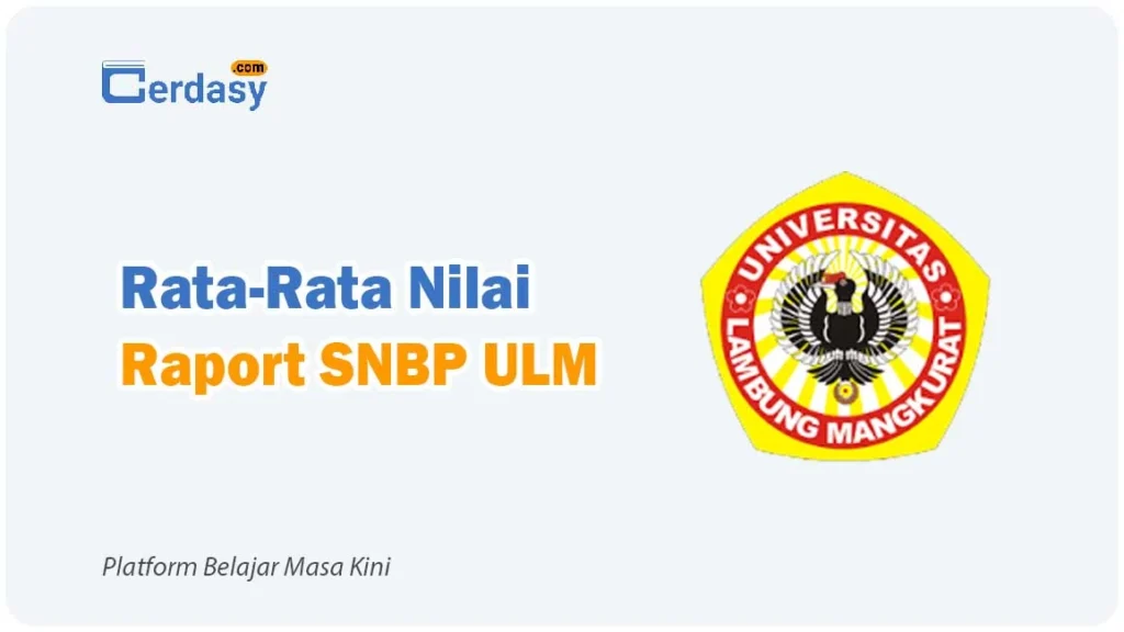 Rata Rata Nilai Raport SNBP ULM