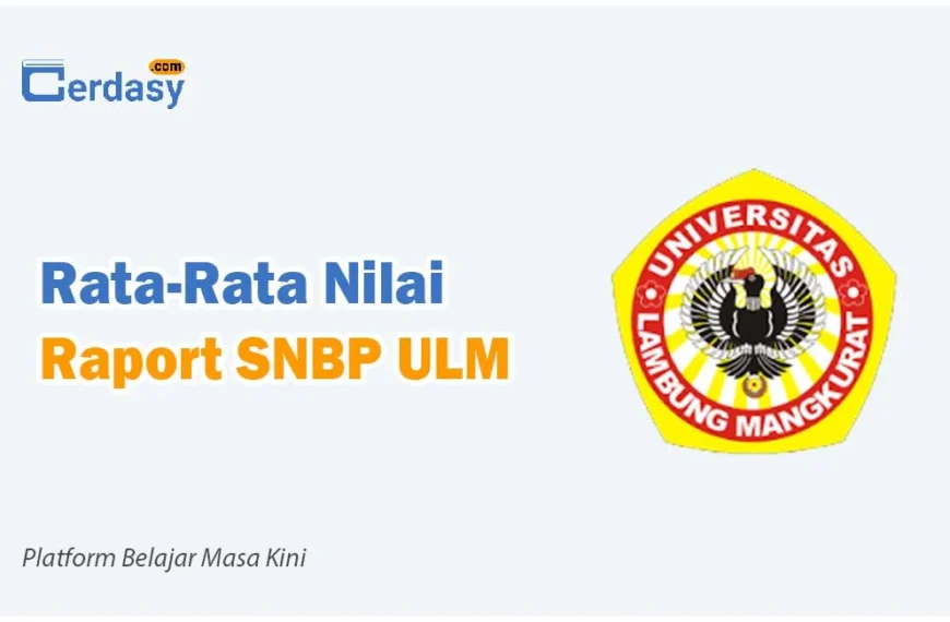 Rata Rata Nilai Raport SNBP ULM