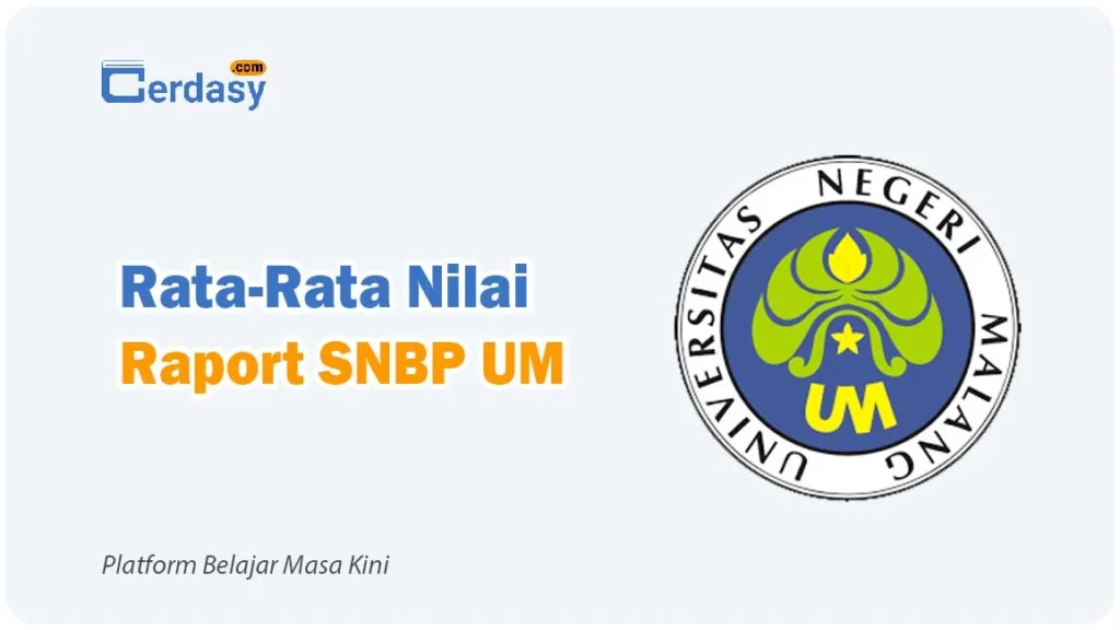 Rata Rata Nilai Raport SNBP UM