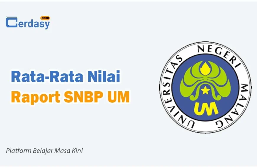 Rata Rata Nilai Raport SNBP UM