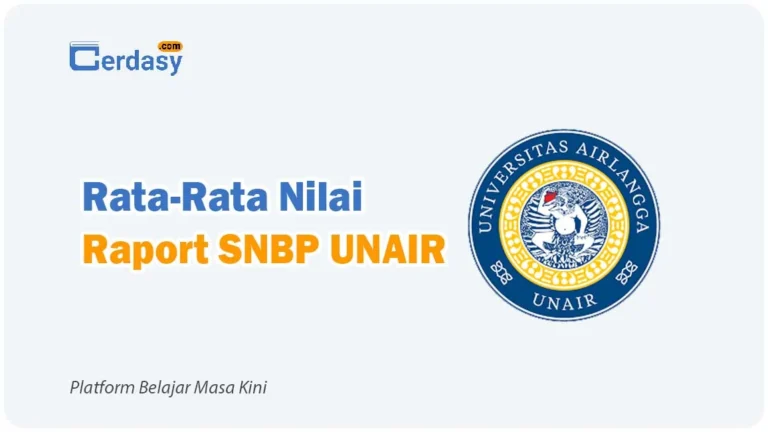 Rata Rata Nilai Raport SNBP UNAIR