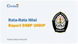 Rata Rata Nilai Raport SNBP UNDIP