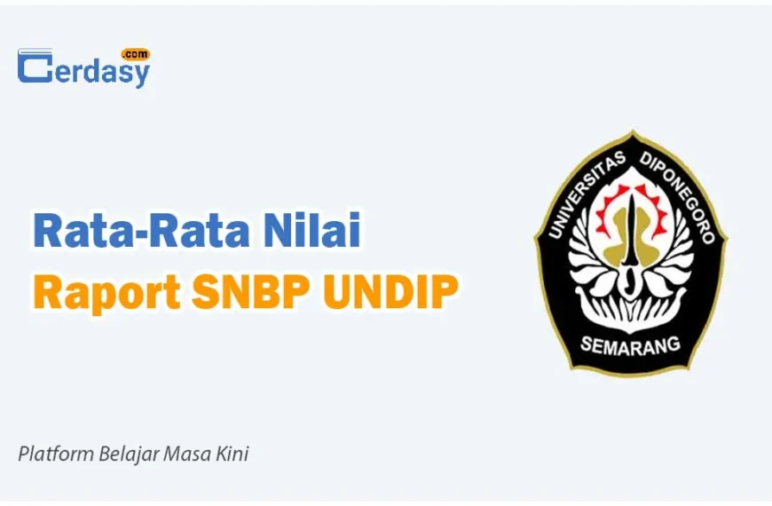 Rata Rata Nilai Raport SNBP UNDIP