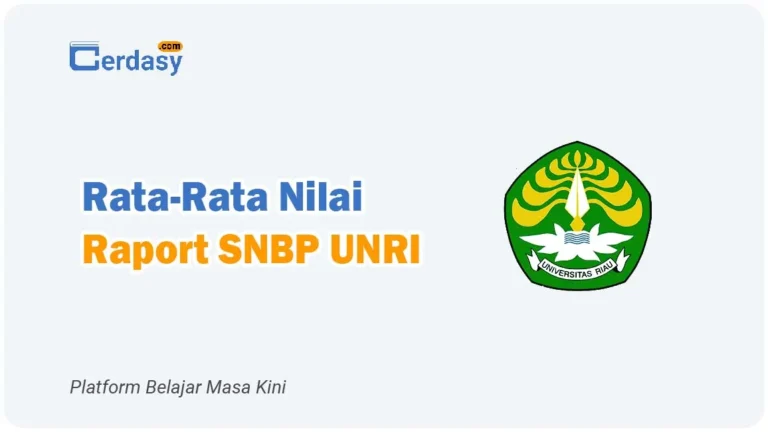 Rata Rata Nilai Raport SNBP UNRI
