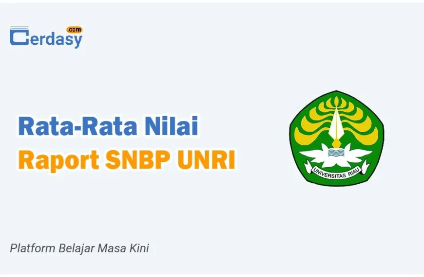 Rata Rata Nilai Raport SNBP UNRI