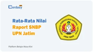 Rata Rata Nilai Raport SNBP UPN Jatim