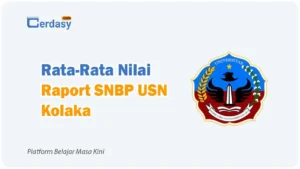 Rata Rata Nilai Raport SNBP USN Kolaka