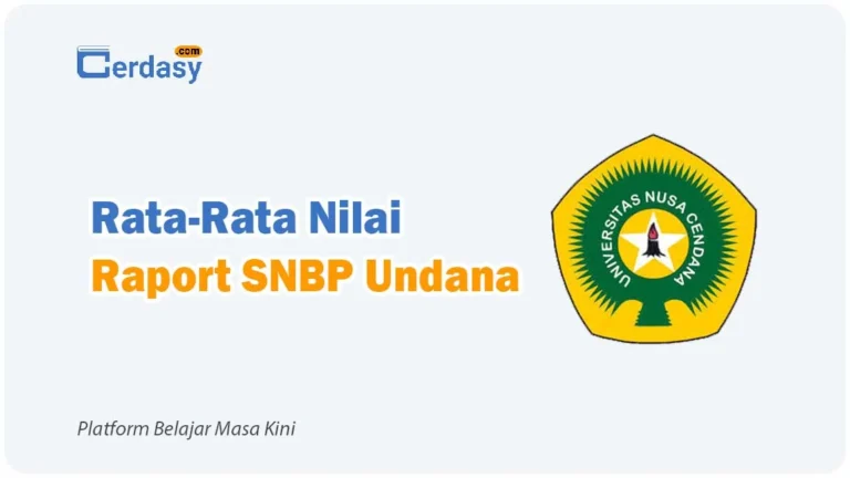 Rata Rata Nilai Raport SNBP Undana