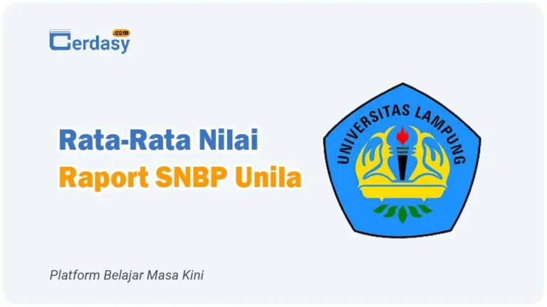 Rata Rata Nilai Raport SNBP Unila