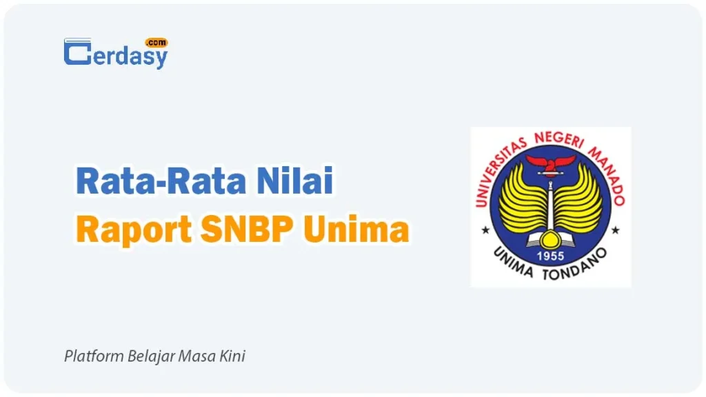 Rata Rata Nilai Raport SNBP Unima
