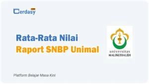 Rata Rata Nilai Raport SNBP Unimal