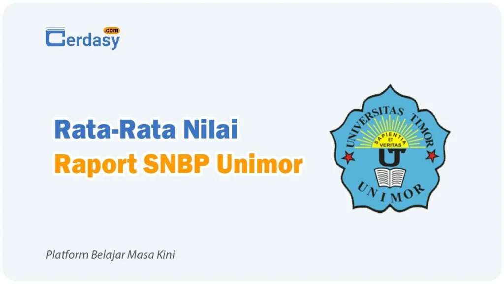 Rata Rata Nilai Raport SNBP Unimor