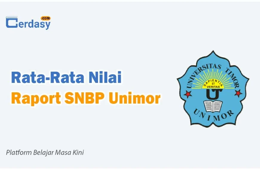 Rata Rata Nilai Raport SNBP Unimor