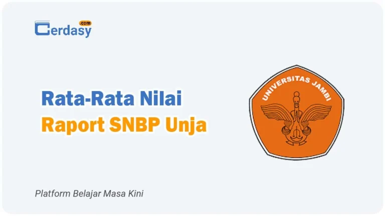 Rata Rata Nilai Raport SNBP Unja