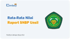 Rata Rata Nilai Raport SNBP Unsil