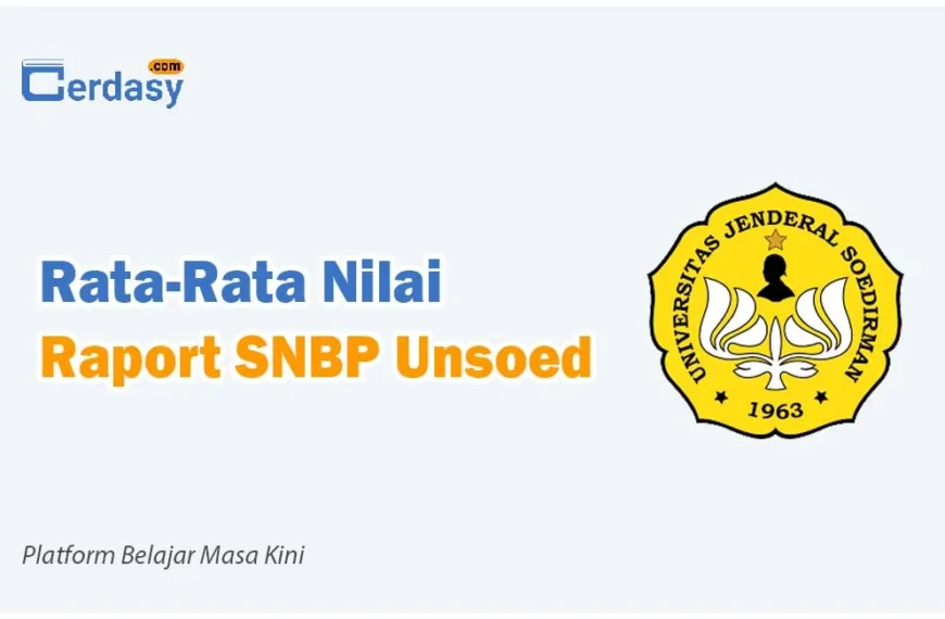 Rata Rata Nilai Raport SNBP Unsoed