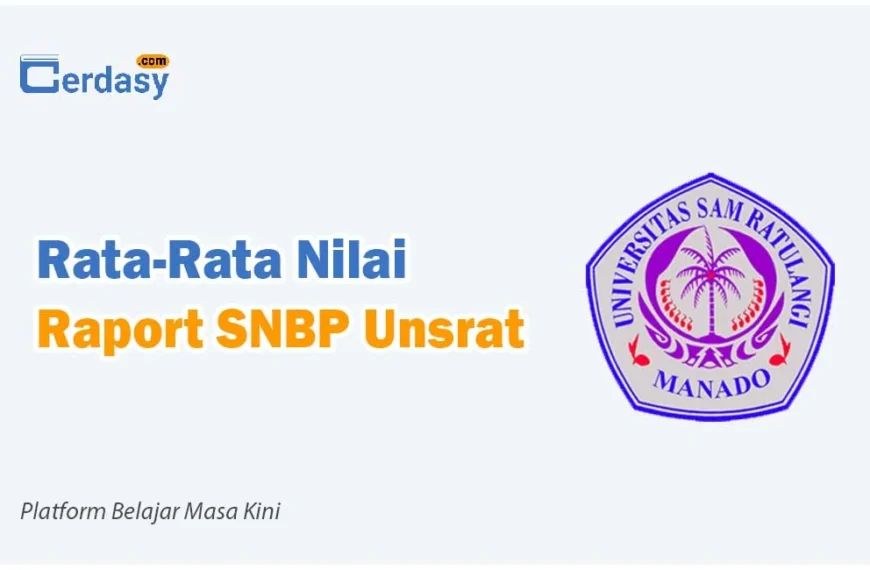 Rata Rata Nilai Raport SNBP Unsrat