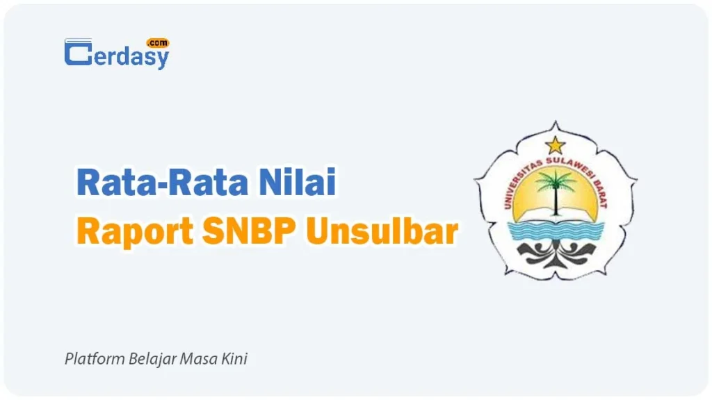 Rata Rata Nilai Raport SNBP Unsulbar