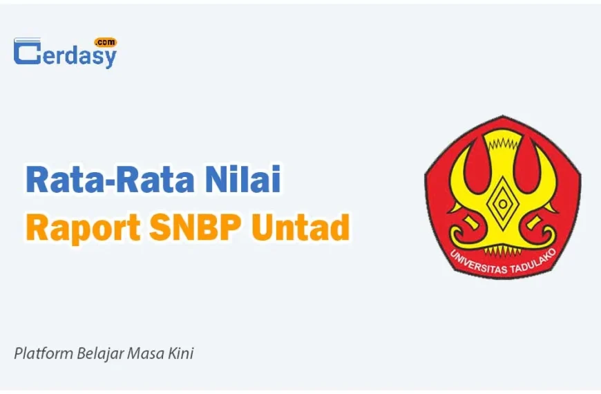 Rata Rata Nilai Raport SNBP Untad