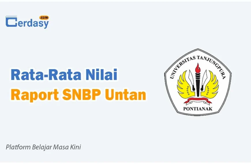 Rata Rata Nilai Raport SNBP Untan