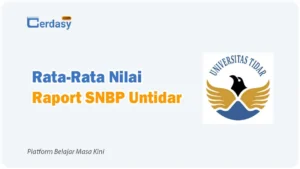 Rata Rata Nilai Raport SNBP Untidar