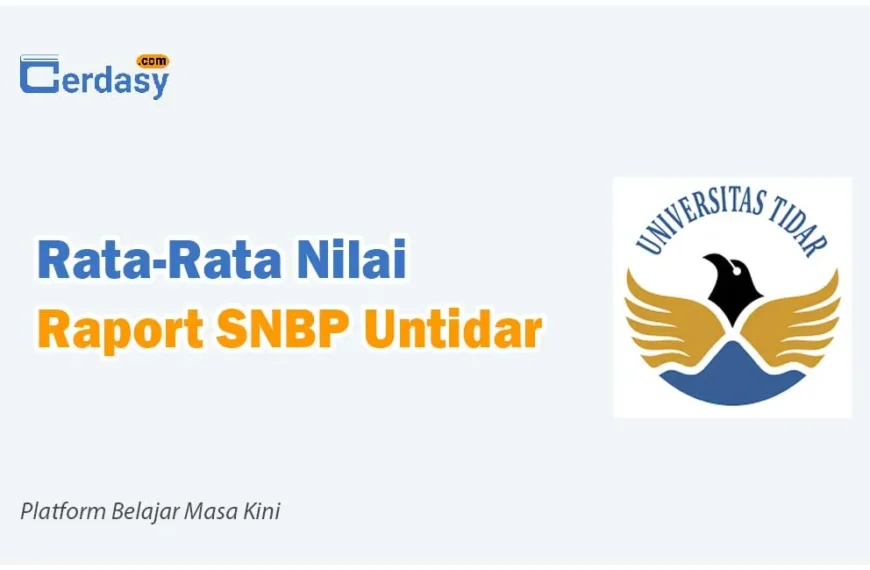 Rata Rata Nilai Raport SNBP Untidar