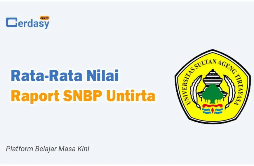 Rata Rata Nilai Raport SNBP Untirta